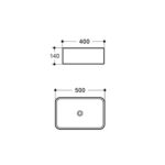 ART BASIN WITHOUT DRAINER [MIZU-01] - Image 2