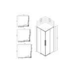 DOUBLE SLIDING SHOWER CABIN [JACORE-04] - Image 3