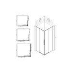 DOUBLE SLIDING SHOWER CABIN [JACORE-05] - Image 3