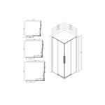 DOUBLE SLIDING SHOWER CABIN [JACORE-06] - Image 3