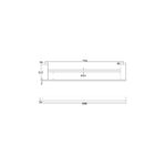 DOUBLE TOWEL RAIL 800mm [MINDY-14] - Image 2