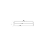 DOUBLE TOWEL RAIL 900mm [GILDA-17] - Image 2
