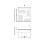FLOOR DRAIN 100x100 [AQUADRAIN-03] - Image 2