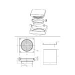 FLOOR DRAIN 126x126x1.5mm [AQUADRAIN-08] - Image 2