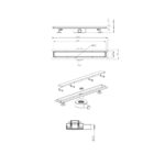 FLOOR DRAIN 600x70x1.2mm [AQUADRAIN-09] - Image 2