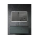 FRAMELESS MIRROR LED 120x70 WITH BLUETOOTH [GLIMM-02]