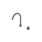 HOB MOUNTED BASIN MIXER WITH ROUND SPOUT [MUSA-05]