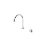 HOB MOUNTED BASIN MIXER WITH ROUND SPOUT [MUSA-05]