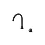 HOB MOUNTED BASIN MIXER WITH ROUND SPOUT [MUSA-05]