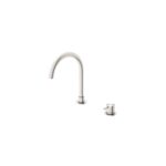 HOB MOUNTED BASIN MIXER WITH ROUND SPOUT [MUSA-05]