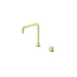 HOB MOUNTED BASIN MIXER WITH SQUARE SPOUT [MUSA-06]