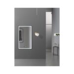 MIRROR LED WITH ALUM. FRAME 70x120 [OPPTICLE]