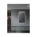 MIRROR LED WITH ALUM. FRAME 8MM 50X90 [VIGO]