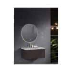 MIRROR LED WITH ALUM. FRAME 8MM 80Φ [RODEZ]