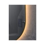 MIRROR LED WITH ALUM. FRAME 8MM GOLD 50X100 [OVIEDO-02] - Image 2