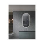 MIRROR LED WITH ALUM. FRAME 8MM GOLD 50X80 [OVIEDO-02]