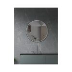 MIRROR LED WITH ALUM.FRAME 60Φ BLACK [VISTA-02]