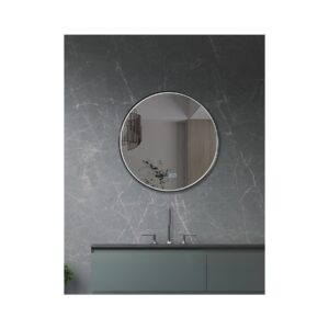 MIRROR LED WITH ALUM.FRAME 70Φ BLACK [VISTA-02]