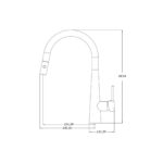 PULL OUT KITCHEN MIXER  WITH VEGIE SPRAY [CELIA-02] - Image 2