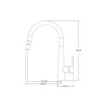 PULL OUT KITCHEN MIXER  WITH VEGIE SPRAY [CELIA-03] - Image 2