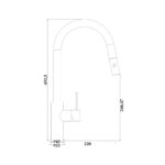 PULL OUT KITCHEN MIXER  WITH VEGIE SPRAY [MUSA-04] - Image 2