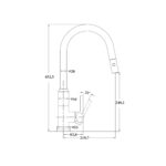 PULL OUT KITCHEN MIXER  WITH VEGIE SPRAY [PEARL-03] - Image 2