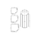 ROUND PIVOTE SHOWER CABIN [PIVOTTE-03] - Image 2