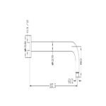 ROUND SHOWER ARM [ MIRATTO-15/MUSA-19] - Image 2