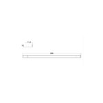 SINGLE TOWEL RAIL 600mm [PALMIA-11] - Image 2