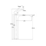 TALL BASIN MIXER [BIANCO-02] - Image 2