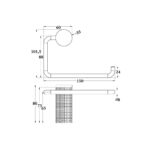 TOILET ROLL HOLDER [MIRATTO-09] - Image 2