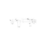 WALL BASIN/BATH MIXER WITH SEPARATE SPOUT [LUME-05] - Image 2