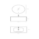 WALL-HUNG BATHROOM FURNITURE [THETIS-03 1000] - Image 2