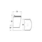 WALL-HUNG TOILET WITH COVER [KESSY-06] - Image 2